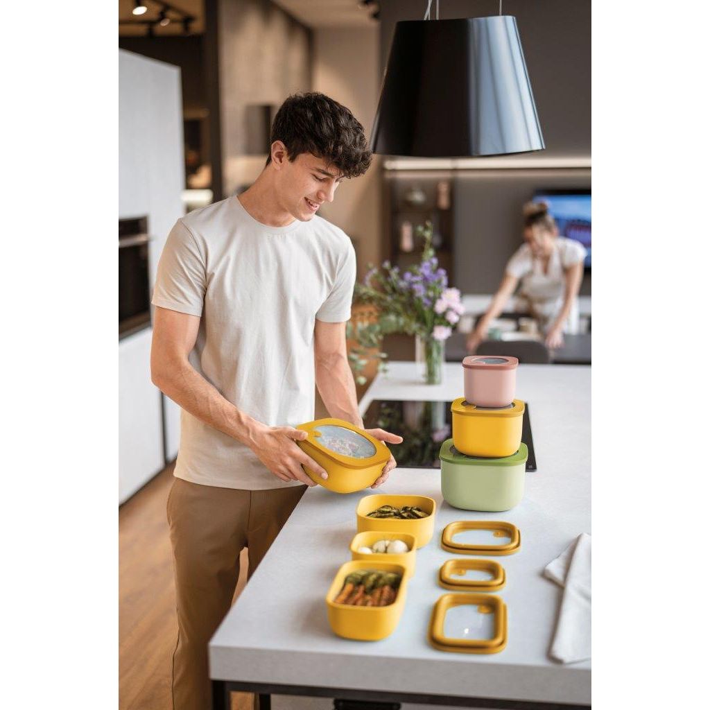 Boîte de conservation STORE&MORE BIO 1,9 L Jaune - Visuel 1
